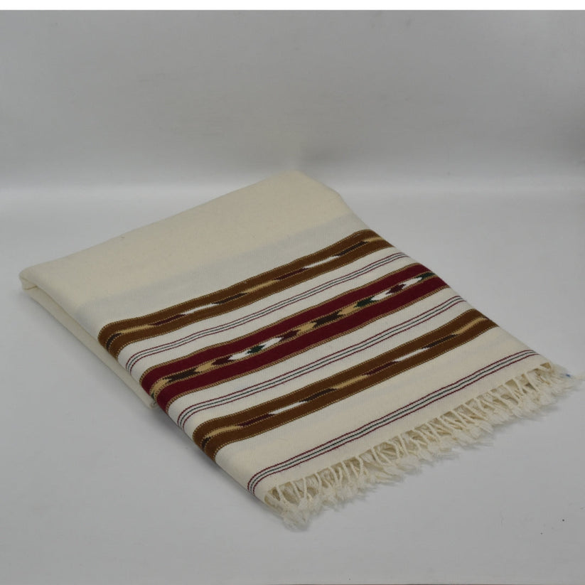 72 wool Cream shawl